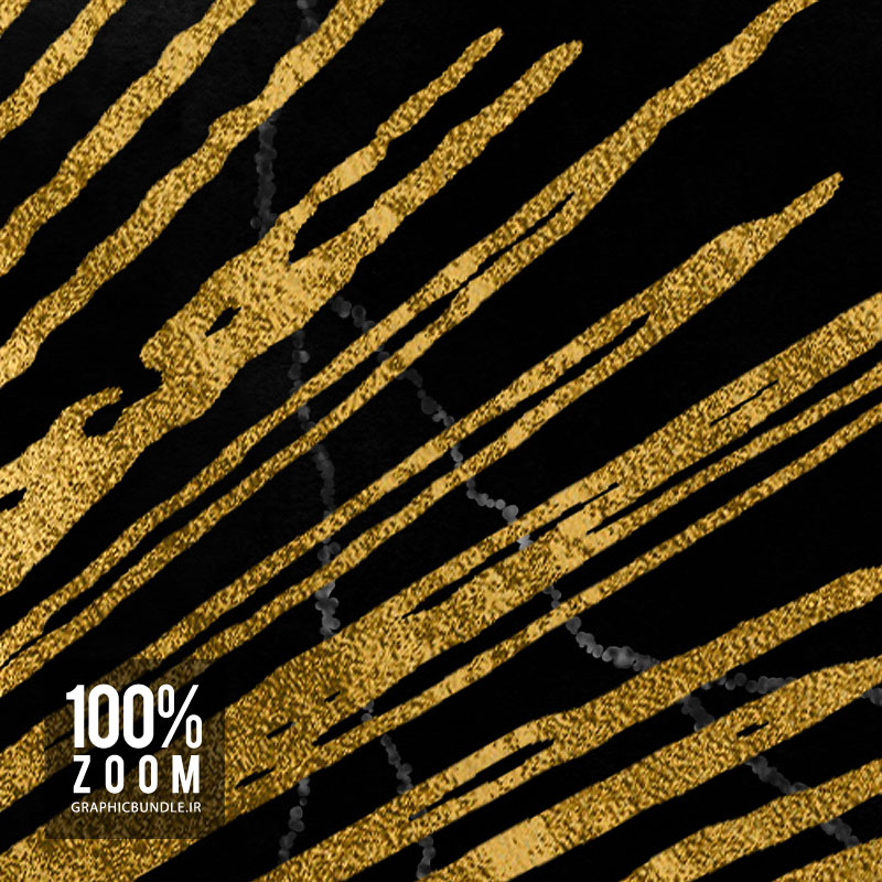 ست سه تابلوی دکوراتیو با طرح بکگراند آبسترکت سیاه و المان های خورشیدی طلایی و درخت های طلایی